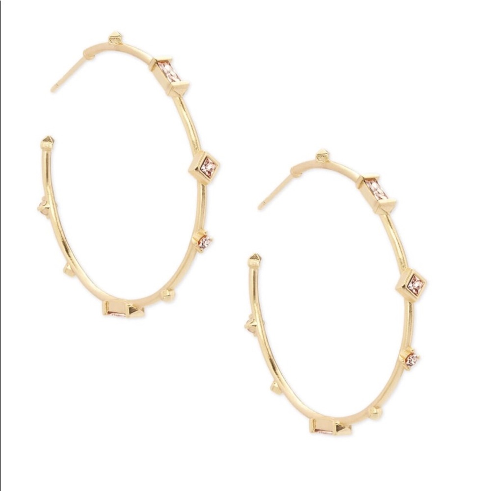 Rhoan Gold Hoop ear ring set